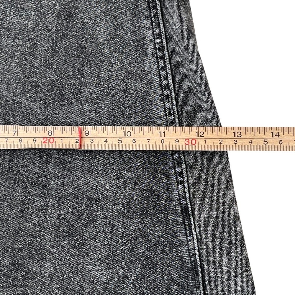 Rock & Roll Denim Bell Bottom Jeans Womens 26 Black Excellent High Rise Flare - Picture 13 of 15